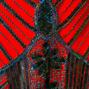 Woman's flopper dress size large red